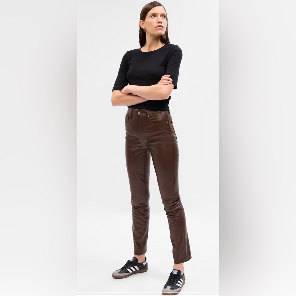 GAP Brown Leather Pants